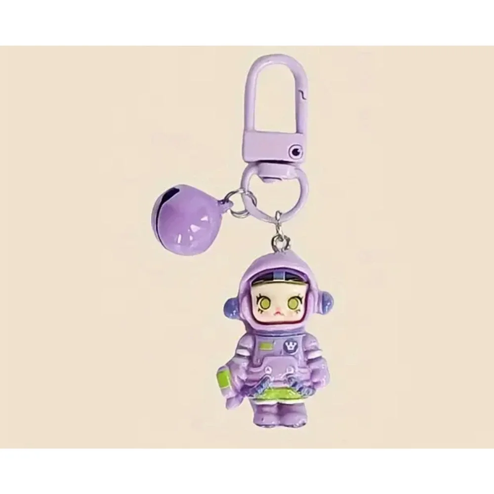 Skull Panda Phone Charm Keychain - Purple - Picture 4 of 4